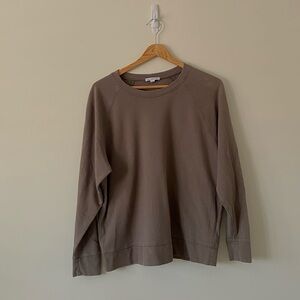 James Perse Brown Knit Top